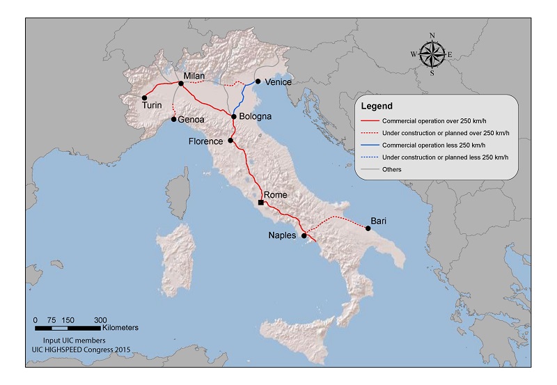 High Speed Rail Maps of Europe and North America | TopForeignStocks.com