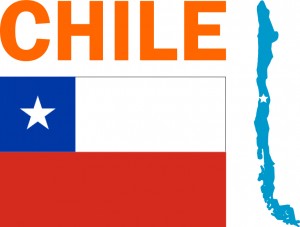 Chile Flag White