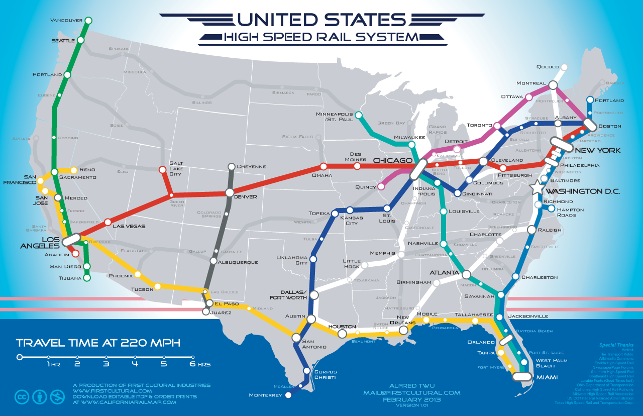 US-High-Speed-Rail-System-Dream-Map