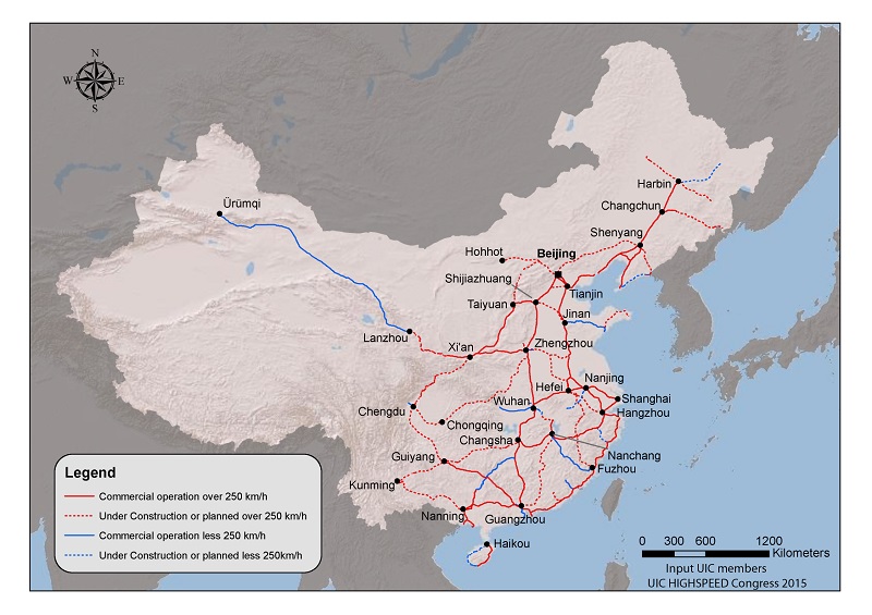 Comparing High-Speed Rail Networks between China and USA ...