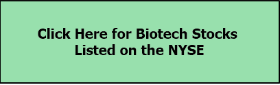 List Of Biotech Stocks