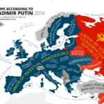 Europe According to Vladimir Putin 2014: Humorous Map