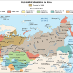 Map of The Russian Empire From 1533 To Early Nineteeth Century