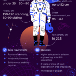 Requirements for a Russian Cosmonaut: Infographic